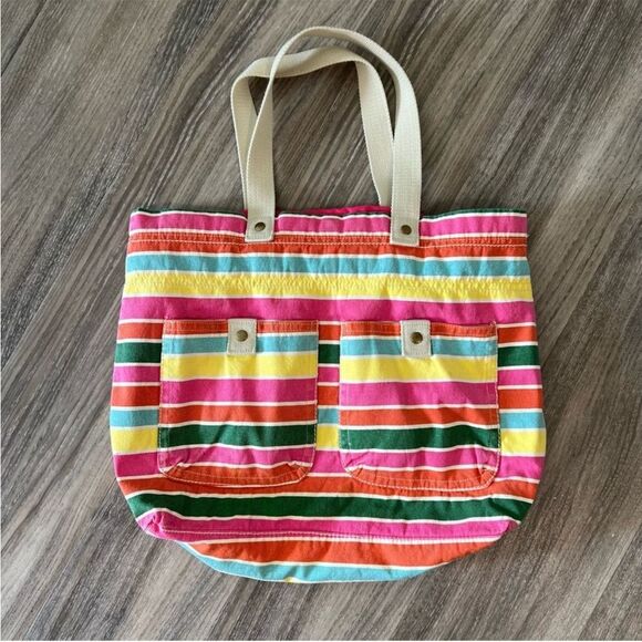 Mossimo Stripe Canvas Tote - Picture 1 of 10